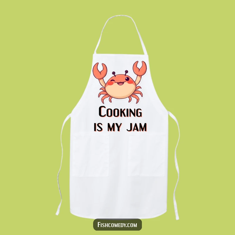 Funny Crab Apron: Mischievous Wiggling Claws, Kitchen Humor, Perfect Funny Gift for Home Chefs