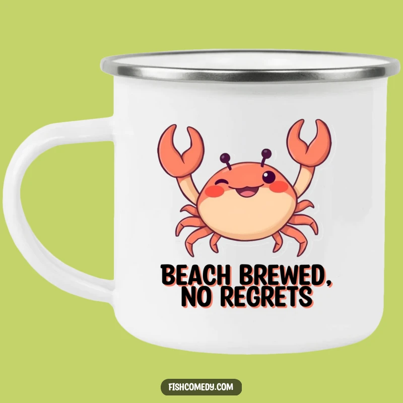 Funny Crab Camping Mug: Mischievous Wiggling Claws, Durable and Humorous Outdoor Gear, Great Funny Gift