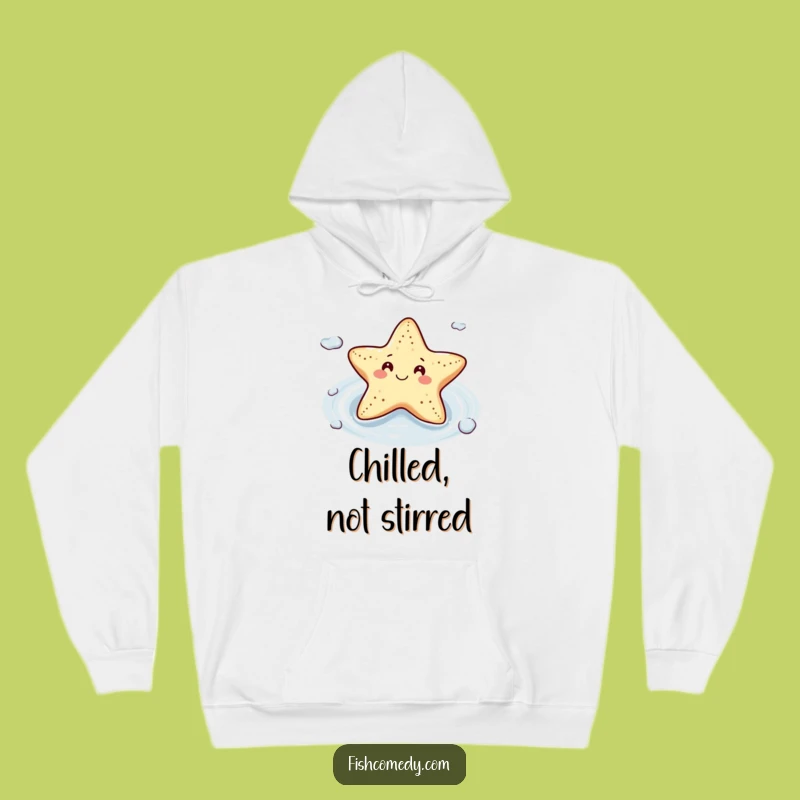 Funny Starfish Hoodie: Cozy Relaxation, Content Floating, Warm Funny Gift