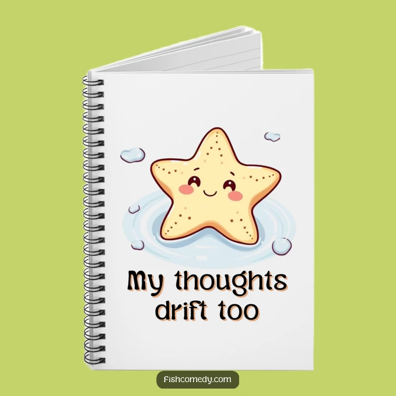 Funny Starfish Notebook: Content Floating, Relaxed Journaling, Ideal Funny Gift for Writers