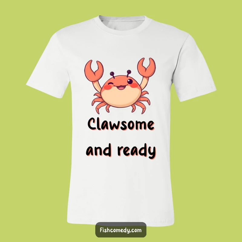 Funny Crab T-Shirt: Mischievous Wiggling Claws, Hilarious Ocean Design, Great Funny Gift